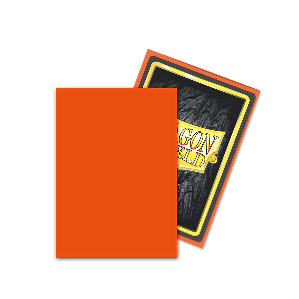 Dragon Shield Classic Sleeve Standard Size 100pcs-Tangerine Classic-Dragon Shield-Ace Cards &amp; Collectibles