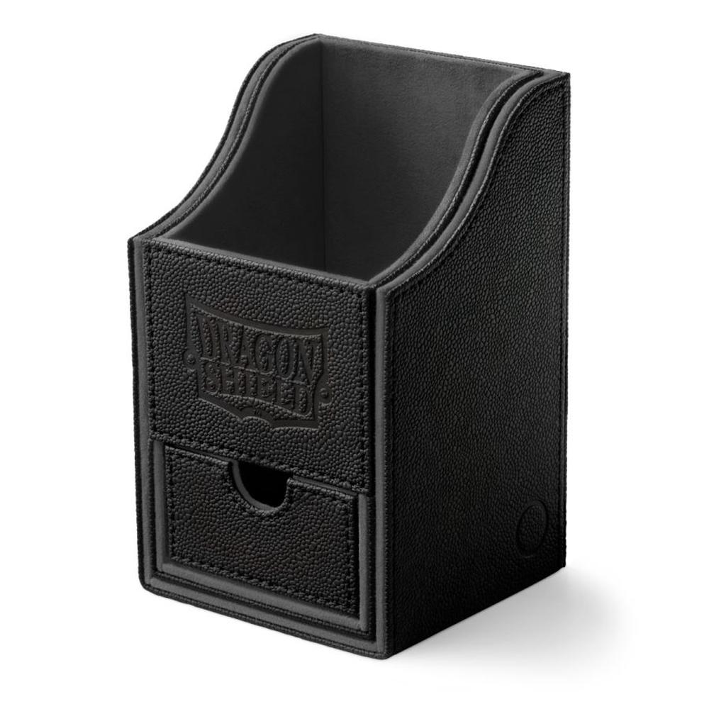 Dragon Shield Deck Box Nest+ 100-Black/Black-Dragon Shield-Ace Cards &amp; Collectibles