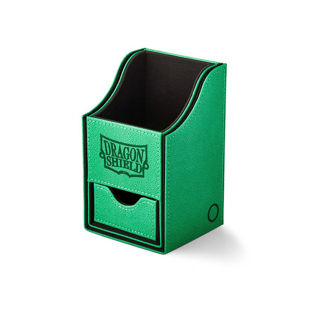 Dragon Shield Deck Box Nest+ 100-Green/Black-Dragon Shield-Ace Cards &amp; Collectibles