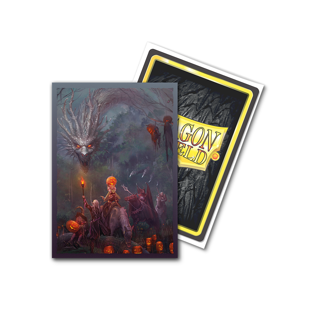 Dragon Shield Sleeve Brushed Art Sleeves - Halloween 2022 (Japanese size)-Dragon Shield-Ace Cards & Collectibles