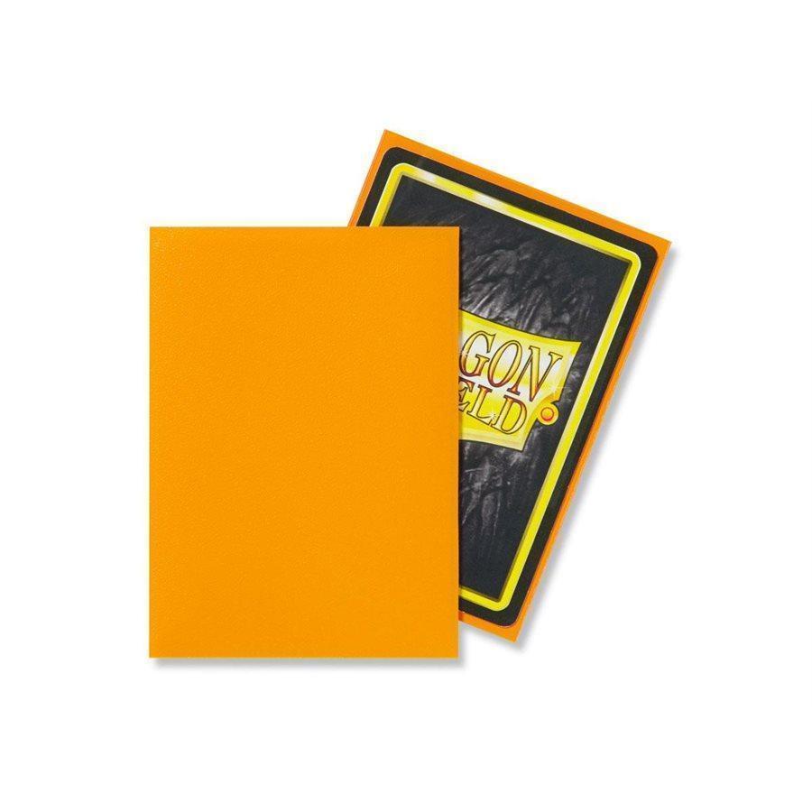Dragon Shield Sleeve Matte Small Size 60pcs-Orange Matte-Dragon Shield-Ace Cards &amp; Collectibles
