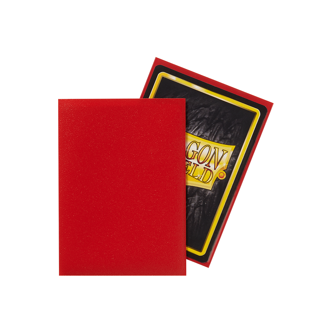 Dragon Shield Sleeve Matte Standard Size 100pcs-Crimson Matte-Dragon Shield-Ace Cards &amp; Collectibles