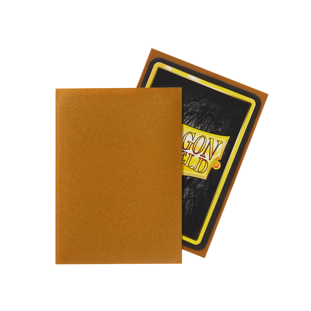Dragon Shield Sleeve Matte Standard Size 100pcs-Gold Matte-Dragon Shield-Ace Cards &amp; Collectibles