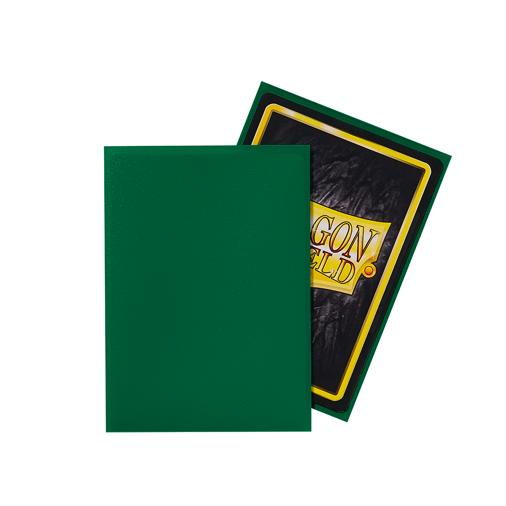 Dragon Shield Sleeve Matte Standard Size 100pcs-Green Matte-Dragon Shield-Ace Cards &amp; Collectibles