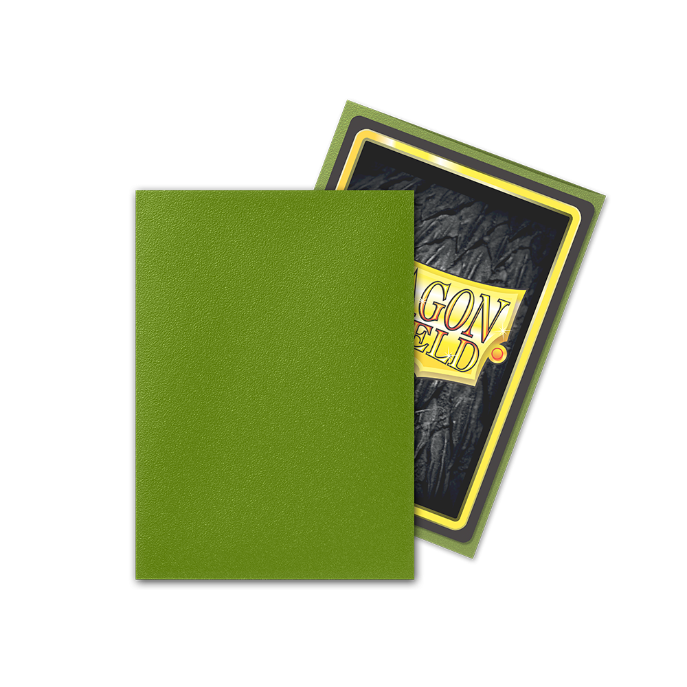 Dragon Shield Sleeve Matte Standard Size 100pcs-Olive Matte-Dragon Shield-Ace Cards &amp; Collectibles