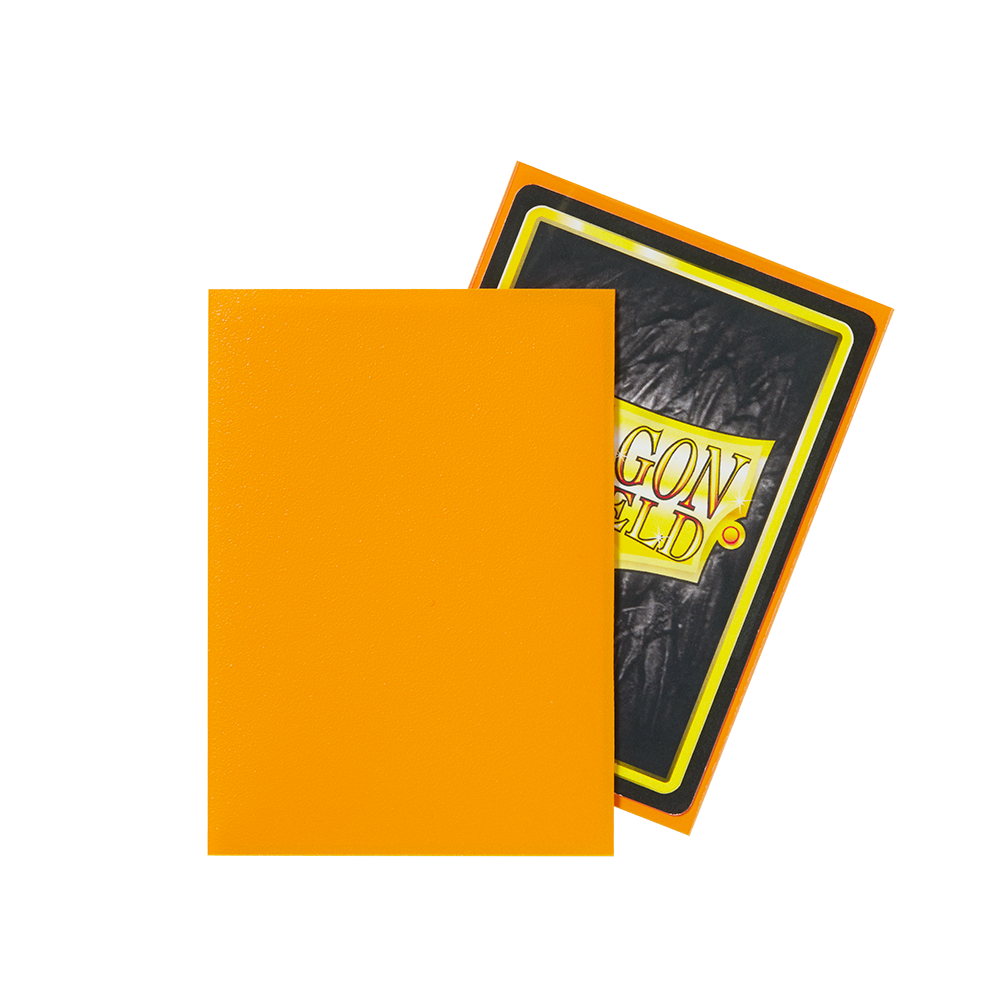 Dragon Shield Sleeve Matte Standard Size 100pcs-Orange Matte-Dragon Shield-Ace Cards &amp; Collectibles