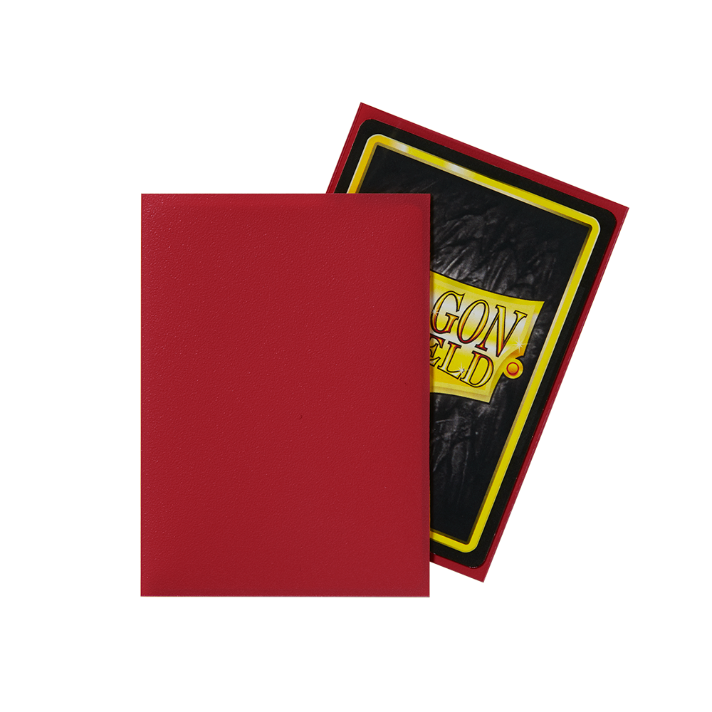 Dragon Shield Sleeve Matte Standard Size 100pcs-Red Matte-Dragon Shield-Ace Cards &amp; Collectibles