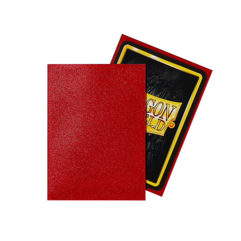 Dragon Shield Sleeve Matte Standard Size 100pcs-Ruby Matte-Dragon Shield-Ace Cards &amp; Collectibles