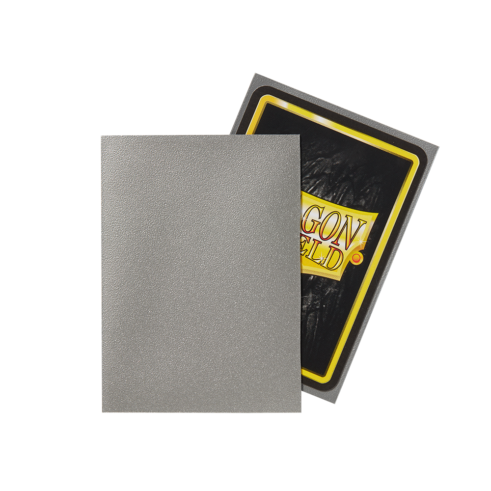 Dragon Shield Sleeve Matte Standard Size 100pcs-Silver Matte-Dragon Shield-Ace Cards &amp; Collectibles