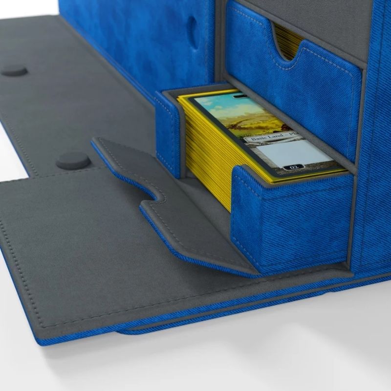 Gamegenic Card Storage Box "CARDS’ LAIR 400+ CONVERTIBLE"-Black/Orange-Gamegenic-Ace Cards & Collectibles