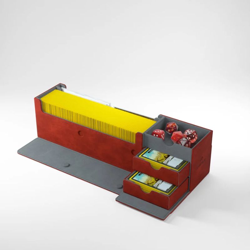 Gamegenic Card Storage Box "CARDS’ LAIR 400+ CONVERTIBLE"-Black/Orange-Gamegenic-Ace Cards & Collectibles