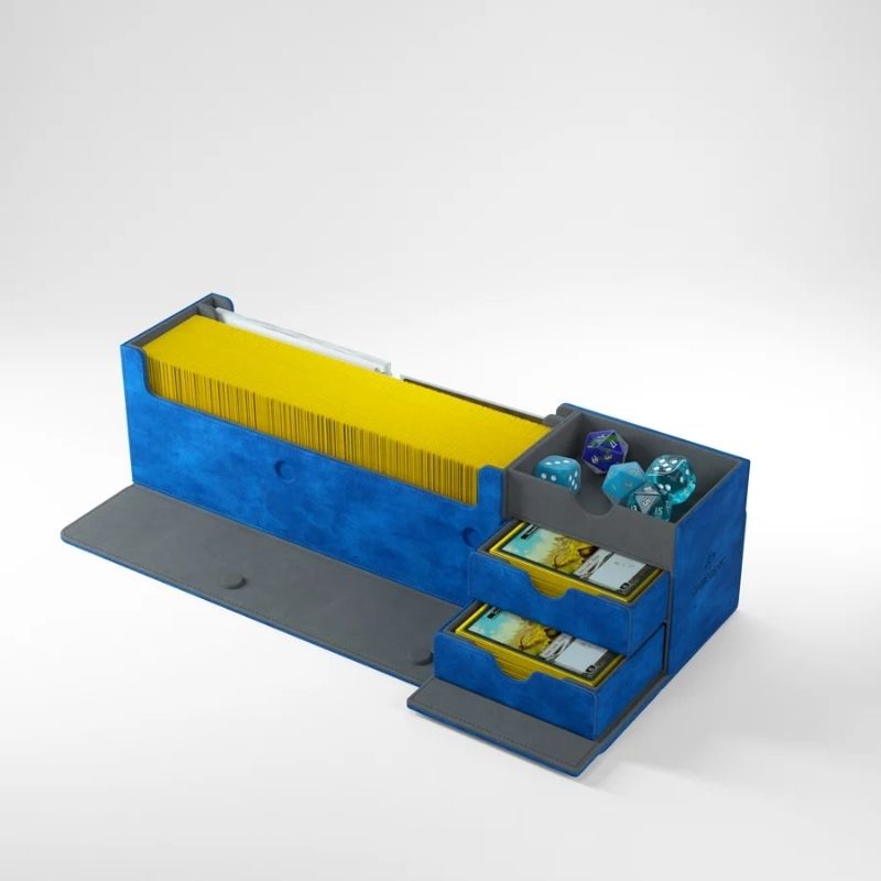 Gamegenic Card Storage Box "CARDS’ LAIR 400+ CONVERTIBLE"-Black/Orange-Gamegenic-Ace Cards & Collectibles