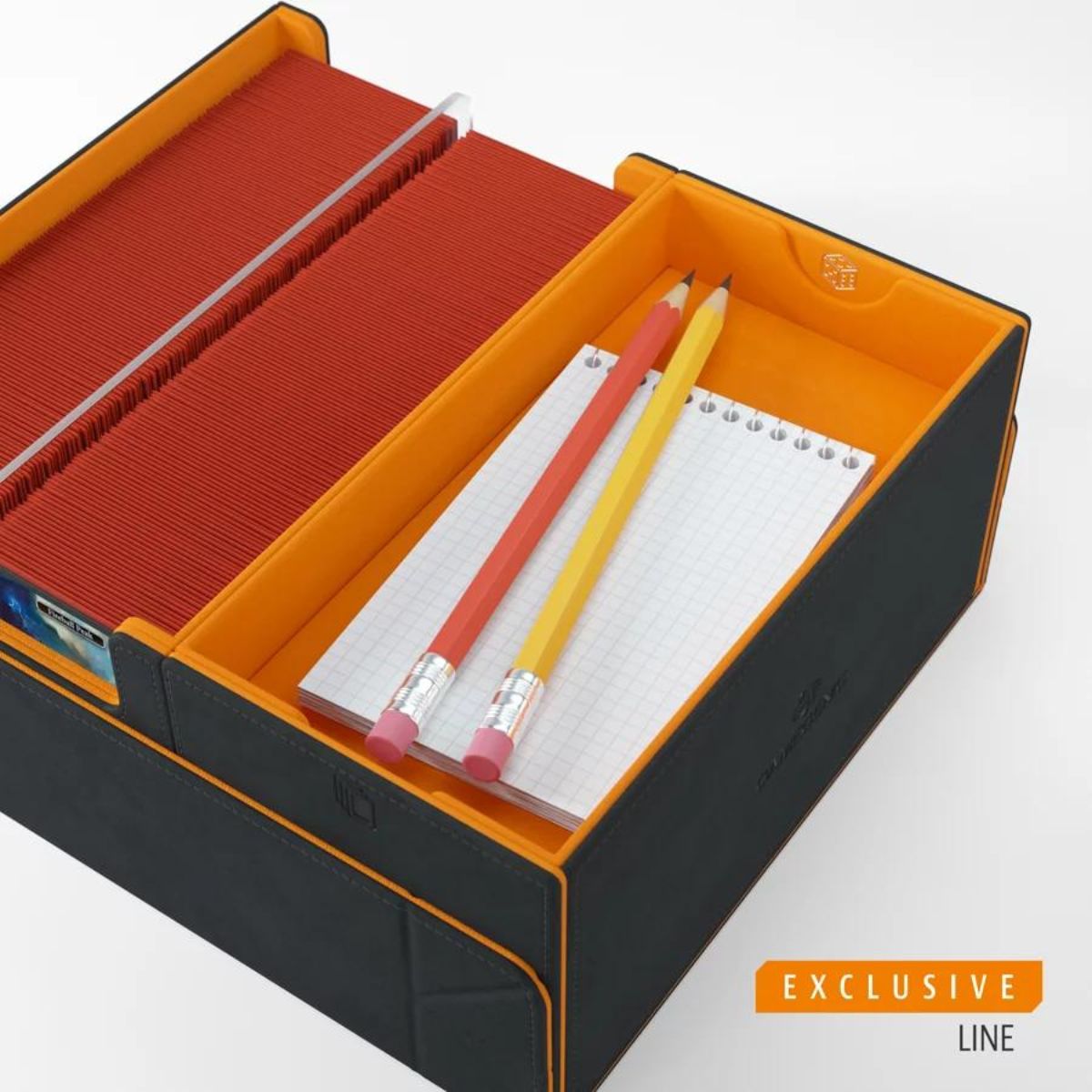 Gamegenic Card Storage Box "Games’ Lair 600+ Convertible"-Black/Orange-Gamegenic-Ace Cards & Collectibles