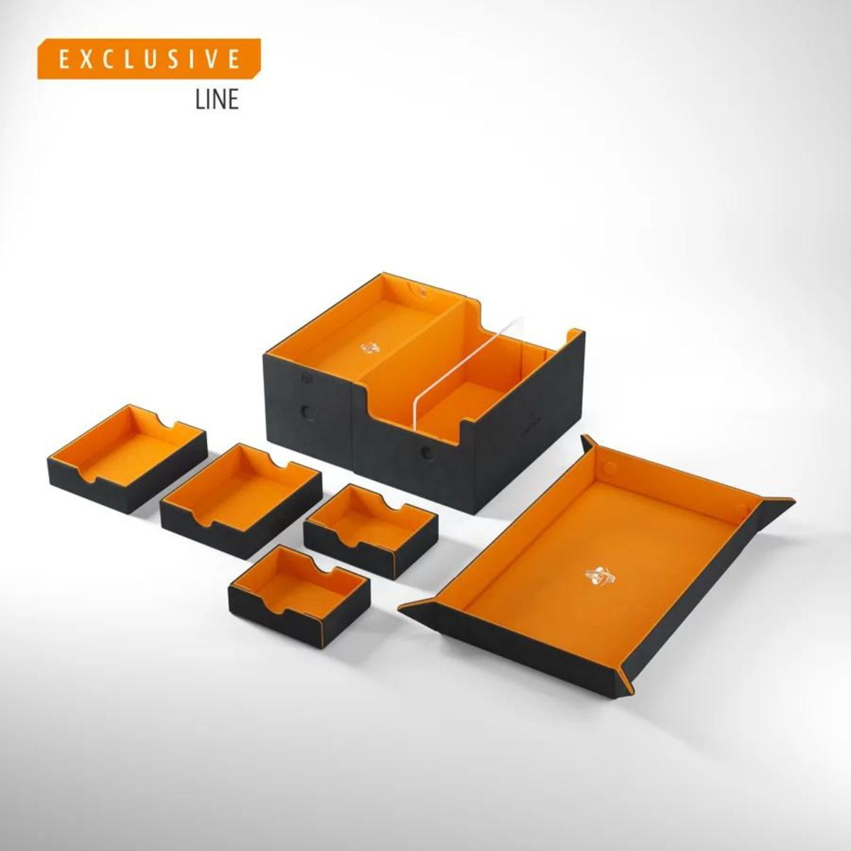 Gamegenic Card Storage Box "Games’ Lair 600+ Convertible"-Black/Orange-Gamegenic-Ace Cards & Collectibles