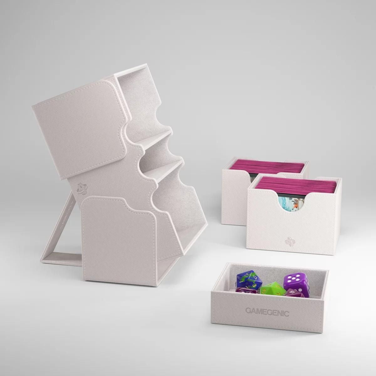 Gamegenic Deck Box "Stronghold 200+ XL Convertible"-White-Gamegenic-Ace Cards & Collectibles