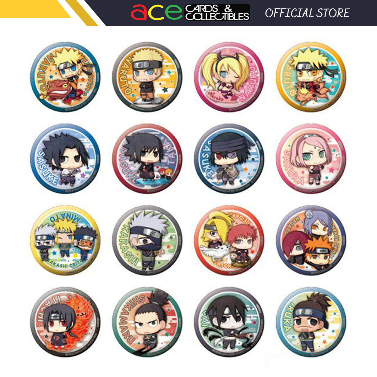 Naruto Shippuden New Era Can Badge Collection (Reissue)-Single (Random)-MegaHouse-Ace Cards & Collectibles