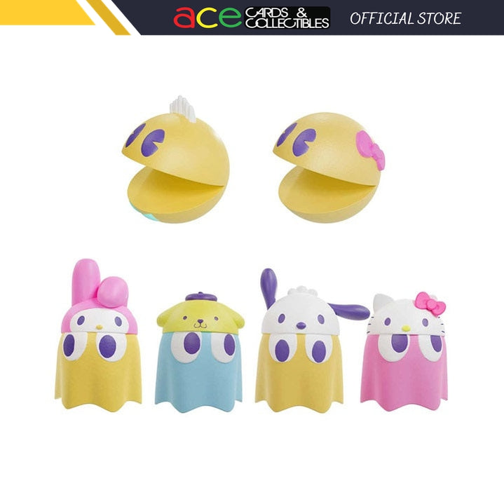 Pac-Man x Sanrio Characters Chibicollect Vol. 1-Whole Box (Complete Set of 6)-MegaHouse-Ace Cards &amp; Collectibles