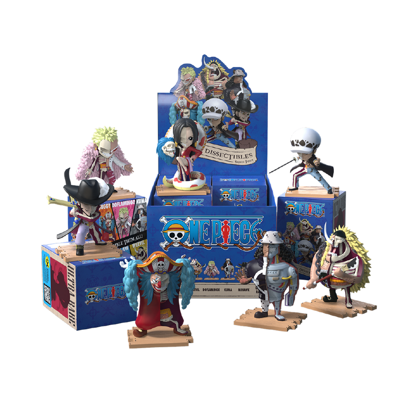 Freeny&#39;s Hidden Dissectibles &quot;One Piece Series 4&quot; (Warlords Edition)-Whole Box (Display Box of 6)-Mighty Jaxx-Ace Cards &amp; Collectibles