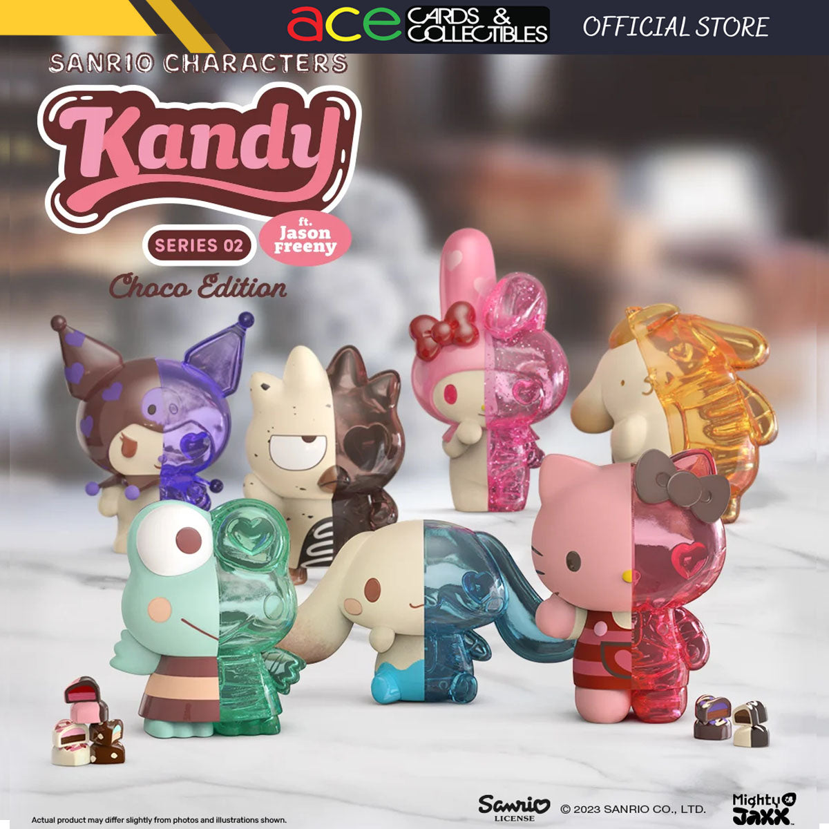 Mighty Jaxx x Sanrio Characters Kandy Choco Edition Series-Single Box (Random)-Mighty Jaxx-Ace Cards &amp; Collectibles