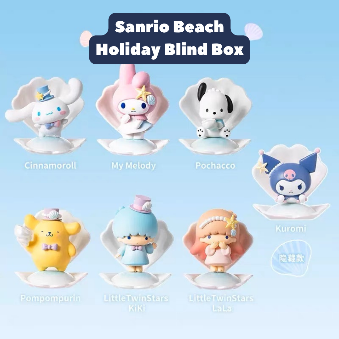 Miniso x Sanrio Characters Blue Sea Holiday Series-Single Box (Random)-Miniso-Ace Cards & Collectibles
