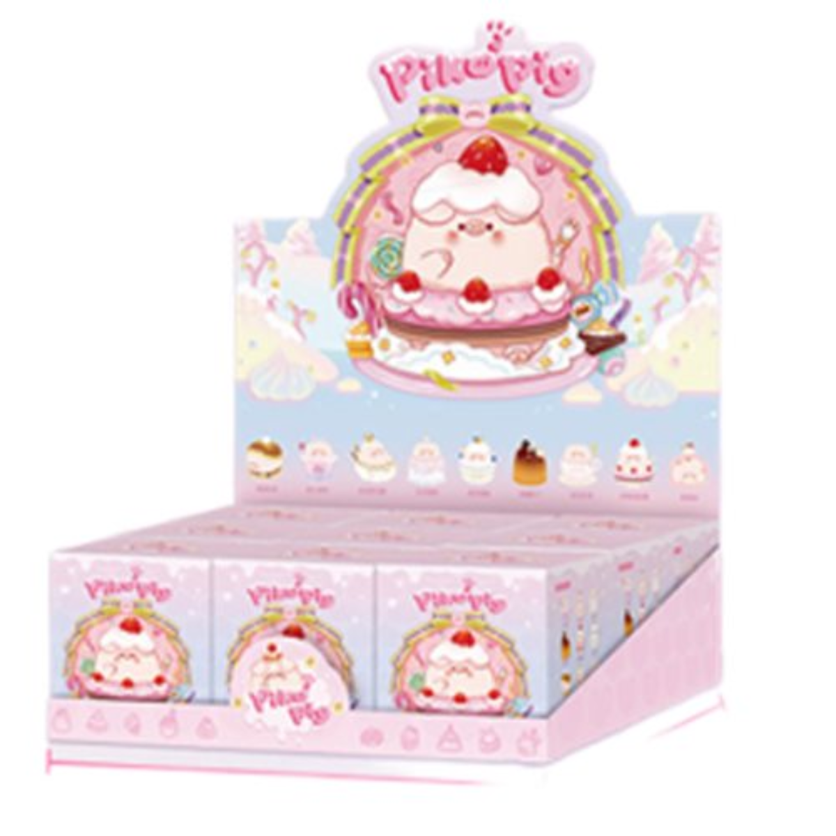 Piko Pig Dessert Series-Display Box (9pcs)-Piko Pig-Ace Cards &amp; Collectibles