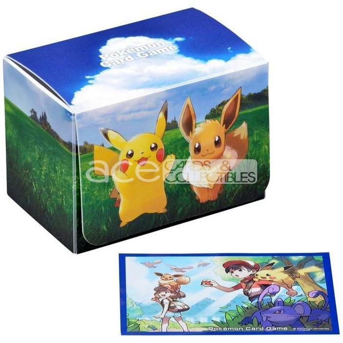 Pokemon TCG Sleeve & Deck Box Event Exclusive (Pikachu & Eevee)-Pokemon Centre-Ace Cards & Collectibles