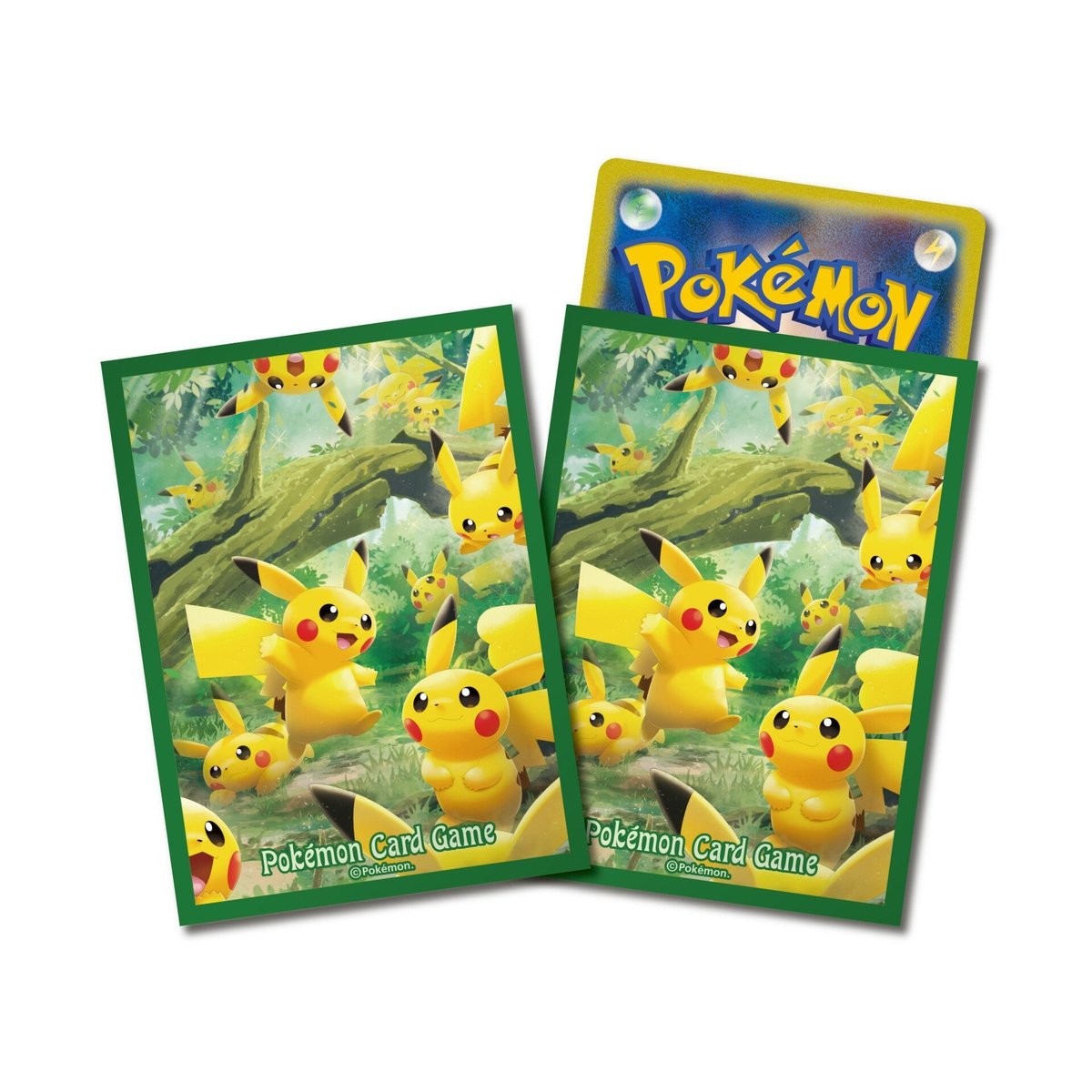 Pokemon TCG Sleeves (Pikachu Forest)-Pokemon Centre-Ace Cards &amp; Collectibles