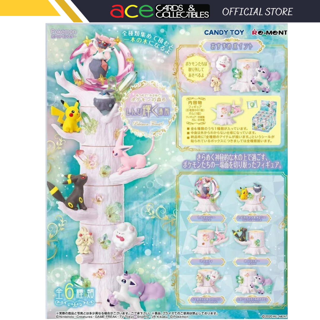 Re-Ment Pokemon Forest 6 Radiant Mystical Place-Single Box (Random)-Re-Ment-Ace Cards & Collectibles