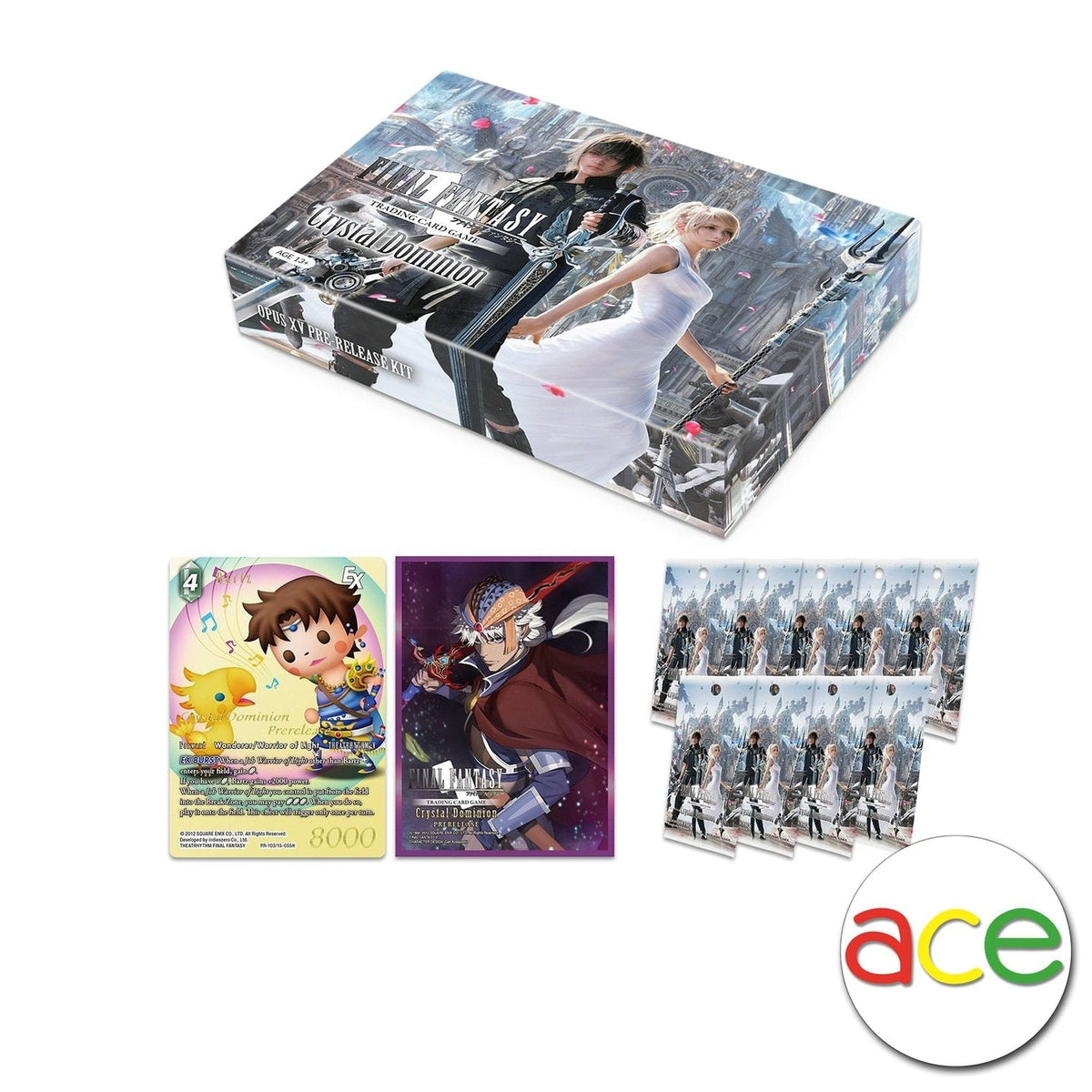 Final Fantasy TCG Opus 15 Pre-Release Kit-Square Enix-Ace Cards &amp; Collectibles