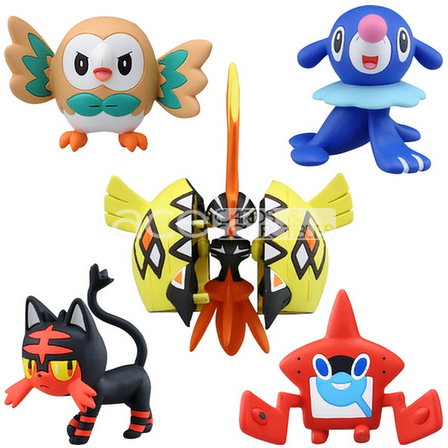 ハバタクカミ 6個 Flutter Mane Moncolle 6pcs set Flutter Mane MonColle Paradox Pokemon Figure – oshoppu