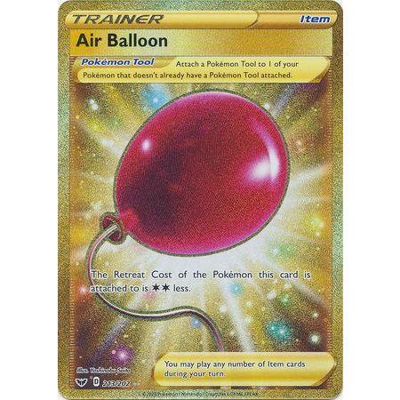balloon pokemon gold card Air Balloon -Single Card