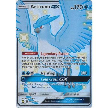 Card Pokemon Articuno Gx Full Art Original Copag