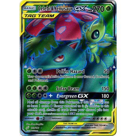 Celebi & Venusaur GX -Single Card