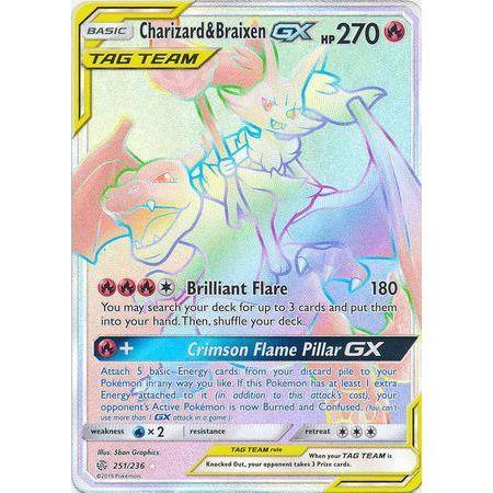 Charizard & Braixen GX -Single Card-Hyper Rare [251/236]-The Pokémon Company International-Ace Cards & Collectibles