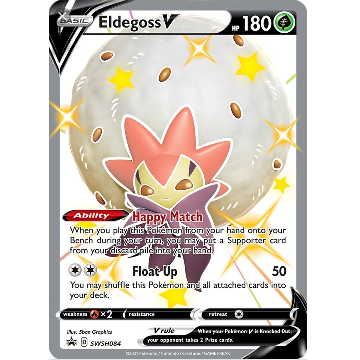 Eldegoss V Promo - Single Card-The Pokémon Company International-Ace Cards & Collectibles