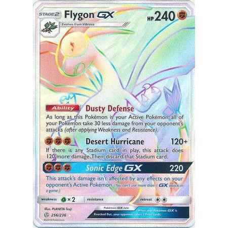Flygon GX -Single Card-Hyper Rare [256/236]-The Pokémon Company International-Ace Cards & Collectibles