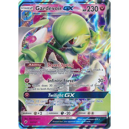 Pokemon Gardevoir-GX - 159/147 - Secret Rare - Sun & Moon: Burning Shadows