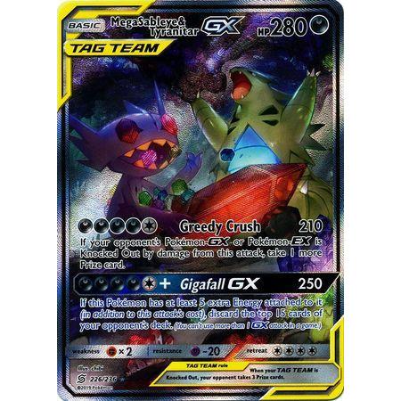 Carta Pokemon Mega Sableye E Tyranitar Gx