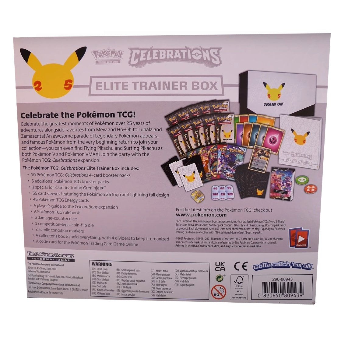 Pokemon TCG: Celebrations Elite Trainer Box-The Pokémon Company International-Ace Cards & Collectibles