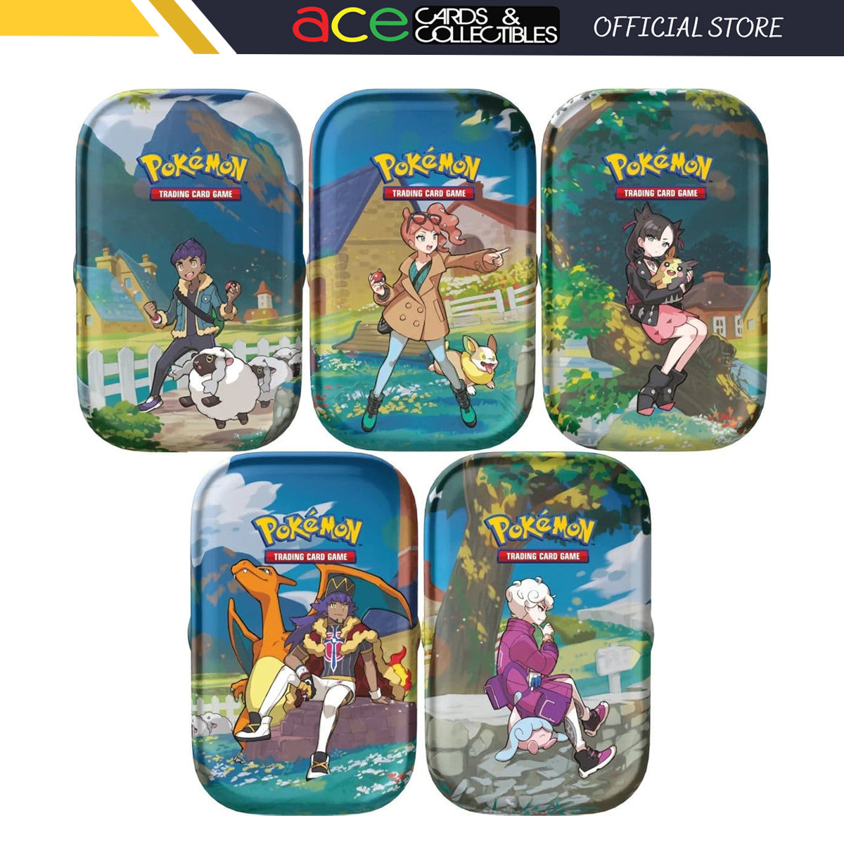 Pokemon TCG: SWSH12.5 Crown Zenith Mini Tins-Set of 5-The Pokémon Company International-Ace Cards & Collectibles