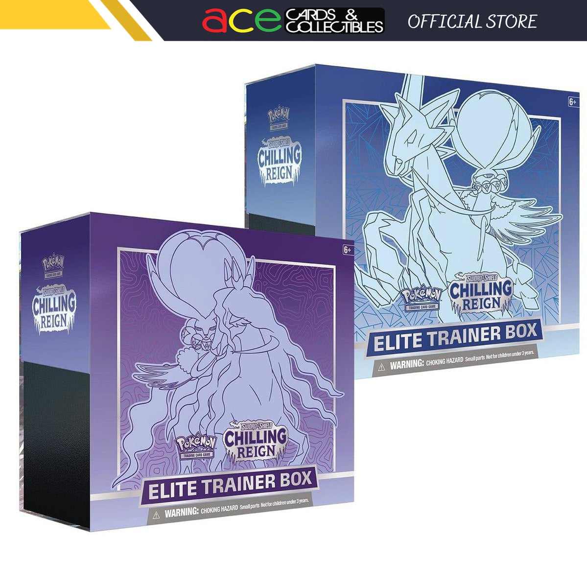 Pokemon TCG: Sword & Shield SS06 Chilling Reign Elite Trainer Box-Both Design-The Pokémon Company International-Ace Cards & Collectibles