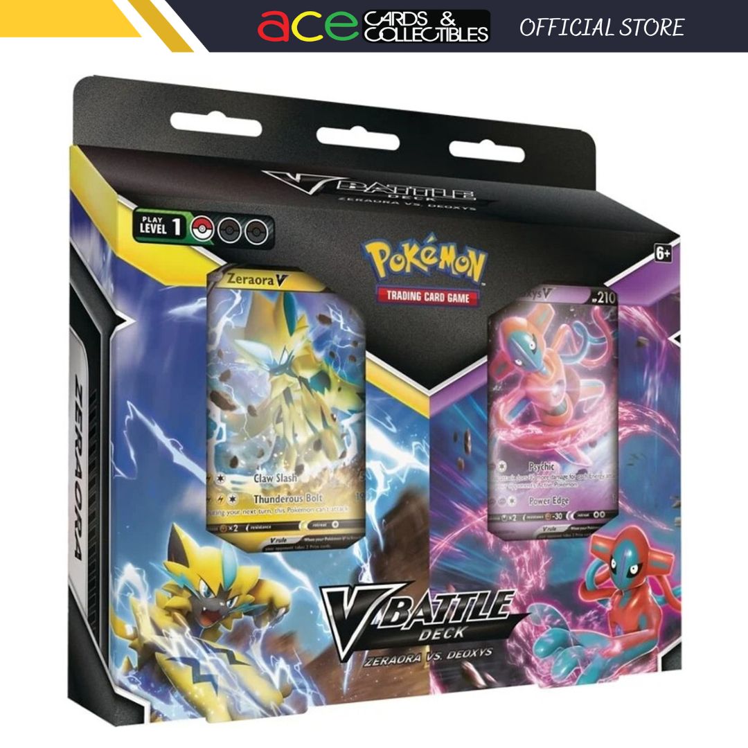 Pokemon TCG: V Battle Decks Zeraora vs Deoxys-The Pokémon Company International-Ace Cards & Collectibles