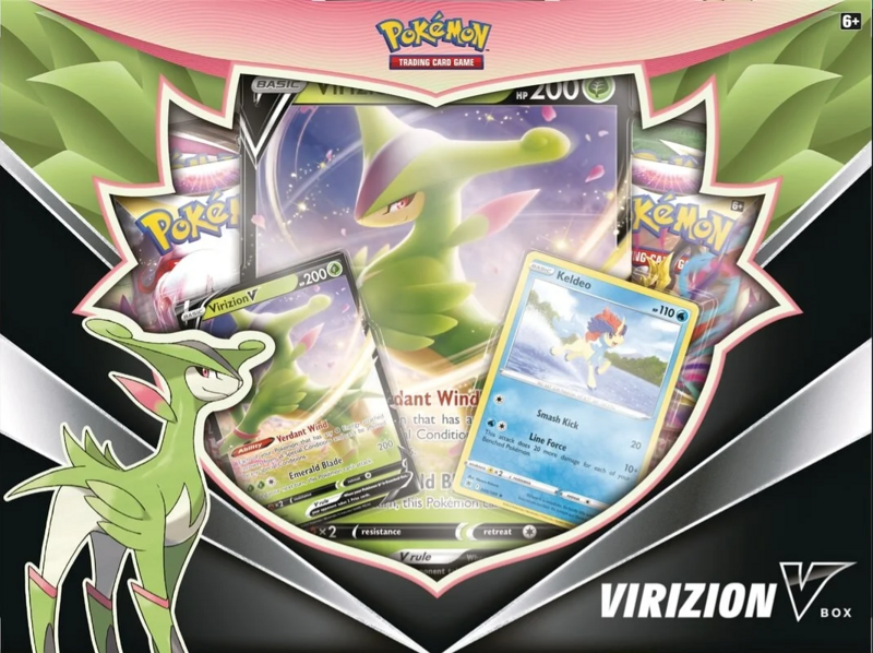 Pokemon TCG: Virizion V Box-The Pokémon Company International-Ace Cards & Collectibles