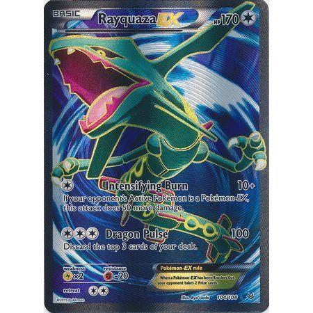pokemon card rayquaza ex value Amazon.com: Pokemon - Rayquaza-EX (85) - BW - Dragons Exalted main image 1