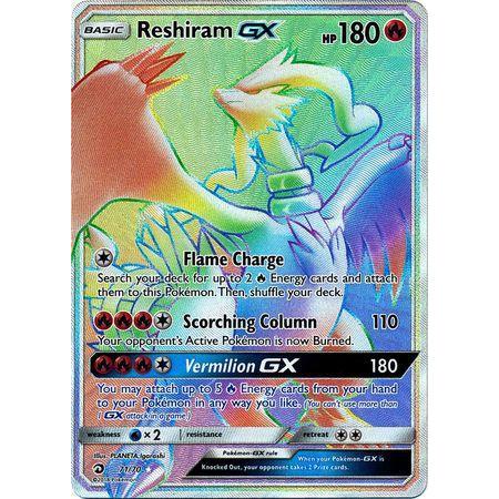 Reshiram GX - 65/70 - Ultra Rare - Full Art - Pokemon Singles