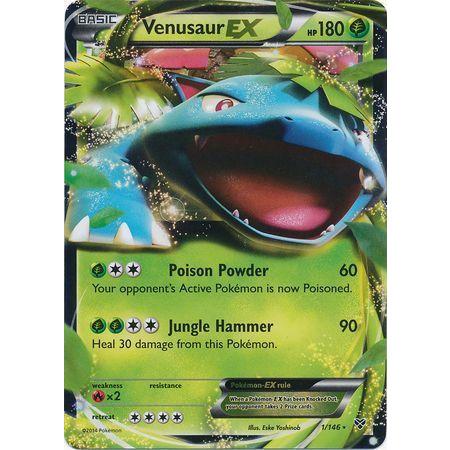 Venusaur EX -Single Card-Ultra Rare [1/146]-The Pokémon Company International-Ace Cards & Collectibles
