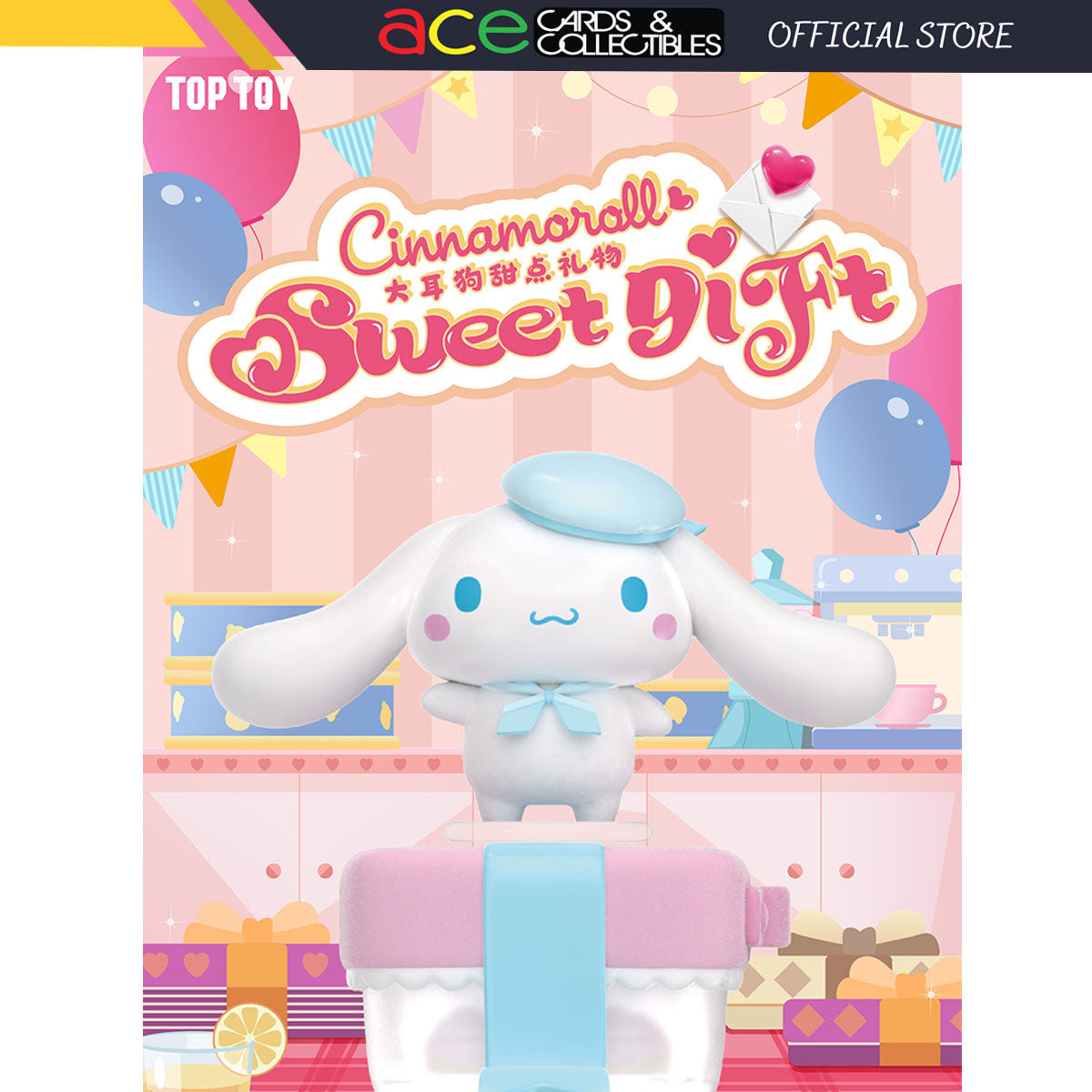 TOPTOY x Cinnamoroll Sweet Gift Chocolate Hearts Series-Display Box (8pcs)-TopToy-Ace Cards &amp; Collectibles