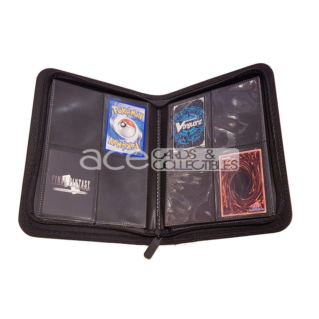 Ultimate Guard Card Album Zipfolio XenoSkin™ 4-Pocket-Black-Ultimate Guard-Ace Cards & Collectibles