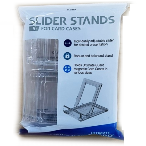 Expositor de cartas - Slider Stands 5 unidades - de Ultimate Guard Expositor de cartas - Slider Stands 5 unidades - de Ultimate Guard