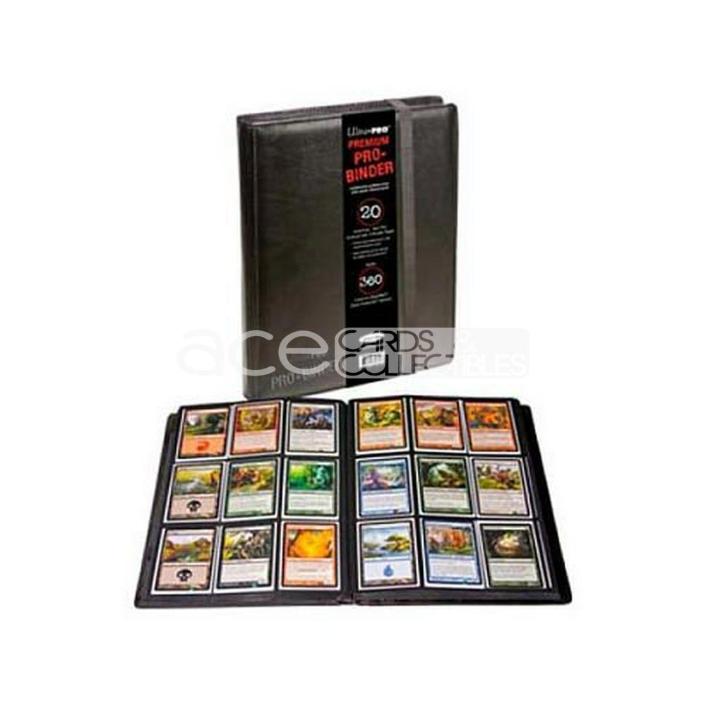 Ultra PRO Album Premium PRO-Binder 9-pocket-Black-Ultra PRO-Ace Cards & Collectibles